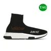 2022 Designer Speed casual shoes paris mens triple black white red green high sneaker platform luxury men women flat sock sneakers fashion trainers EUR 36-45