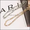 Anklets European And American Foreign Trade Anklets Jewelry Fashion Simple Versatile Metal Chain Ladies Anklet C3 Drop Delivery 2021 D Dh27J