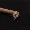 Charms 90pcs Hamsa Hand Blue Eye Bead Kabh Good Luck Charm hanger sieraden Diy Fit armbanden ketting oorbellen 18,2x12,8 mm 3 Color Dro Dhwtg