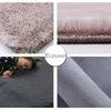 Carpets Nordic Style Imitation Fur Carpet Modern Simple Bedroom/living Room Rug Balcony Mat Coffee Table Solid Color