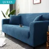 Housses de chaise Épaisse Élastique Canapé Housse pour Salon Stretch Polaire Fauteuil 1234 Places L Forme Coin 220919