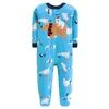 Barboteuses Pieds Chaud Bébé Printemps Automne Micro Polaire Pyjamas combinaisons Infant bébé garçon fille vêtements de nuit 0/3-12M 220919