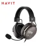 Наушники Hearsets Havit 3,5 мм проводные игровые наушники с платящим микрофоном 50 мм динамика объемного звучания над ушной гарнитурой для ПК PS4 PS5 Телефон T220916