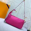 Abendtaschen Buci Frauen Schulter Handtasche Geldbeutel alte Blumen -Tasche Taschen Epi Leder Reißverschluss Abnehmbares Gurtgriff Modebretter