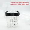 Spray Guns 10/20/30/50pcs Bulk Sale Paint Tank Mixing Cup 165/400/600ml Disposable Measuring Type H/O Quick 220919