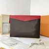Frauen Brieftasche Briefzüge täglicher Handtasche Tasche Leinwand Leder Reißverschluss Aktentasche in Hand Handtaschen Geldbörse gelbe Buchstaben Muster M64590 Multi