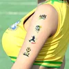 New Tattoos Stickers Waterproof Temporary 3d Fake Tattoo Sports Meeting Fan Party Football Match Sticker Tattoo