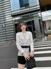 Women's Jackets Designer Brand New Autumn Winter Sequin Bow Sweater T-shirt High-end Fashion Coat Cardigan Women Spring ZI1F