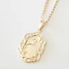 Pendant Necklaces Orthodox Fashion Religion Jewelry Trendy 585 Rose Gold Color Women Necklace