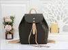 Backpack School Bag womens Shoulder Bags Removable Strap Cowhide pu Leather Fashion Letter sport female shoulders packs 43438# 30x31x16cm backpacks for woman