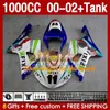 Injektionsm￤ssa tank f￶r suzuki gsxr 1000 cc 1000cc k2 gsxr-1000 2000-02 bodys 155no.118 GSX R1000 GSXR1000 2001 2002 2002 GSX-R1000 00 01 02 OEM FAIRING GLOSSY RED