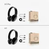 Kulaklıklar H1 Pro Bluetooth Kulaklıklar HIFI Stereo Kablosuz Kulaklık Oyun Kulaklıkları Mikrofon Desteği ile Gürültü Ölçme TF CA8584596