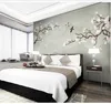 Wallpapers Custom Home Hintergrund Wandpapier Wandbild chinesischen Stil Magnolia Gongbi Blumen und Vögel