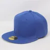 Czapki piłki wielokolorowe Hip Hop Hat 6 Panele Płaska brzeg pusty Snapback Mężczyźni i kobiety Regulowana stała kolor baseballowa czapka 55-60 cm