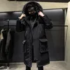 Masculino de casaco de inverno de parkas de parkas, seção de roupas grossas e quentes parka 220919