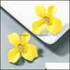 Saplama Kişiselleştirilmiş Şeker Renk Çiçek Saplama Küpe Yeni Moda Kadınlar için Küçük Küpeler Kore tarzı Takı 99 G2 Damla Teslimat 2 DHM6R