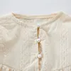 Rompers Hibobi Кружевая принцесса малыш малыш Осенний ретро -ретро, ​​рожденная девочка одежда, хлопковая весенняя цветочная детская наряда 220916