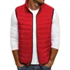 Herenvesten Vest mannen herfstjacks dikke vesten man mouwloze jassen mannelijke warme katoen-gepaded vest heren Gilet Veste Hommes 220919