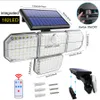 Solar Street Light Outdoor 182/112 LED IP65 Waterproof Indoor Solar Lamp With Adjustable Head Wide Lighting Angle