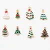 Noel Dekorasyonları Noel Ağacı Alaşım Kolye Kolye Bilezik Küpe DIY Kolye Keyasyonlu Kolaylık Mücevher Aksesuar TH0347