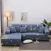 Stol täcker l formad stretch soffa polyester loveat soffa täckmöbler protektor schäslong longue form slipcover