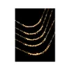 22091911 Damen-Schmuck-Halskette mit glänzenden Laserperlen, Anhänger, 40/45 cm, 750er Gelbgold, Sterne, Ausverkauf, tägliches Party-Geschenk, Mädchen-Ausverkauf