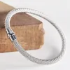 Link Bracelets Luxury Mesh Surface Cuff Women Rose Gold Charm Stainless Steel Simple Unique Wedding Party Jewelry Gift