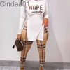 Fall Women Printed Pants Outfits Anpassa Split T Shirt Leggings Suit 2 Piece Matching Set Xs Size Christmas Gifts327L