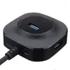 3.0 Hub 4 Ports USB Splitter Portable Multi Super Speed Mini Expansion Adapter For PC