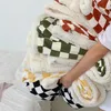 Blankets Plaid Blanket Thick Warm Winter Bed Covers Double Office Nap Shawl Sofa Cover Retro Fluffy spread On The 220919