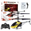 Avión eléctrico / RC Mini control remoto Inducción infrarroja Juguete 2CH Gyro Helicóptero Drone Radio Máquinas LED 220919