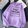Men's Hoodies Sweatshirts Custom Print Diy Text Picture Women ize Personalized Drop 220919
