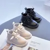 Boots Baby Kids Short Boys Shoes Autumn Winter Leather Children Fashion Toddler Girls Snow E08091 220919