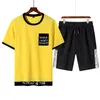 Men's Tracksuits Men's Sets Hip hop Clothes Streetwear Spring Summer Outfit Male T-shirt Pants Two Pieces Fashion Set Casual Pullover Plus Size 220919