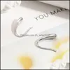 Charm Sterling Sier Earwires Fransızca Kanca Cazibesi Küpe Konnektörü Bulguları 925 KULLANIM BİLEŞENLERİ KABULLARI 5 Çift C3 Damla Teslimat 20 Dhykw