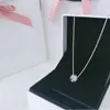 Niedliche funkelnde Stammbaum-Anhänger-Halskette, authentischer Sterlingsilber-Damen-Partyschmuck für Pandora-Gliederkette, Freundin, Geschenk-Halsketten mit Originalverpackung