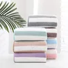 Coral Fleece Wipe Faces Towel Stripe Soft Wiping Hands Towels Men Women Clean Facial Towel Hanging Absorbent Face Wash Rag BH7597 TYJ