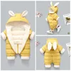 Rompers Autumn Winter Obrn Baby for Girls Cartoon Jumpsuits Kojojnik dla dzieci dla dzieci kostium świąteczny Ubranie 220919