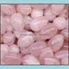 Stone 20Mmx30Mm Egg Shaped Stone Natural Healing Crystal Mascot Mas Accessory Minerale Gemstone Reiki Home Decoration Wholesale C3 Dr Dhdmg