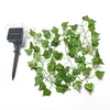 Other Home Decor 78 inches led outdoor garden decorative rattan light new green leaf solar maple leaf light string