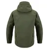 Giacche da uomo Shark Soft Shell Giacca tattica militare da uomo Giacca a vento calda impermeabile US Army Abbigliamento invernale Giacca mimetica da uomo di grandi dimensioni 220919