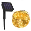 32m 22m 12m 7m Solar Garden Lights Outdoor Feston Lampe Garten Fee LED LEGE LICHT Sade wasserdichte Weihnachtsgirland -Hofdekoration