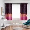 Curtain 1 Panel Printing Blackout Curtains For Bedroom Living Room Adult Kid Home Decor Accessories
