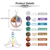 Pendentif Colliers 7 Chakra Guérison Cristal Collier Arbre De Vie Fil Enveloppé Reiki Pierre Gemme Quartz Bijoux Pour Wo Dhseller2010 Amz1W