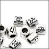 Metals Zinc Alloy Metals Mixed Zodiac Spacer Beads Fit Charm Bracelet Jewelry Making Findings Bead Diy Wholesale 60Pcs C3 Drop Deliver Dhzep