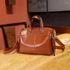 Sacs de soir￩e 2022 Femmes vintage sacs ￠ main authentique sac en cuir Lady ￩paule messager sac sac ￠ tassel espagnol