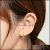 Charm Sterling Sier Earwires Fransızca Kanca Cazibesi Küpe Konnektörü Bulguları 925 KULLANIM BİLEŞENLERİ KABULLARI 5 Çift C3 Damla Teslimat 20 Dhykw