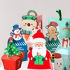 Gift Wrap 1Set Christmas Candy Box Bags Xmas hjort Santa Claus Diy Cookie Packages 2022 Merry