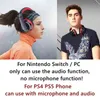 Headset Trådlösa Bluetooth-hörlurar med Nintendo Switch PS4 PS5 PC-sändare Stereo Gaming Hjälm med Mic telefon Gamer Headset T220916