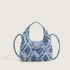 Abendtaschen 2022 Mode Luxus Trend Frauen Tasche Leinwand All-Match-Design Schulter Pendler Tägliche blaue Handtasche SAC Four Tout Femme Crossbody